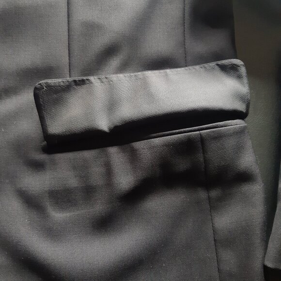 Pal Zileri SZ 44 from Tyner Shortens Made in Italy Men's Black Sport Jacket - Picture 10 of 16